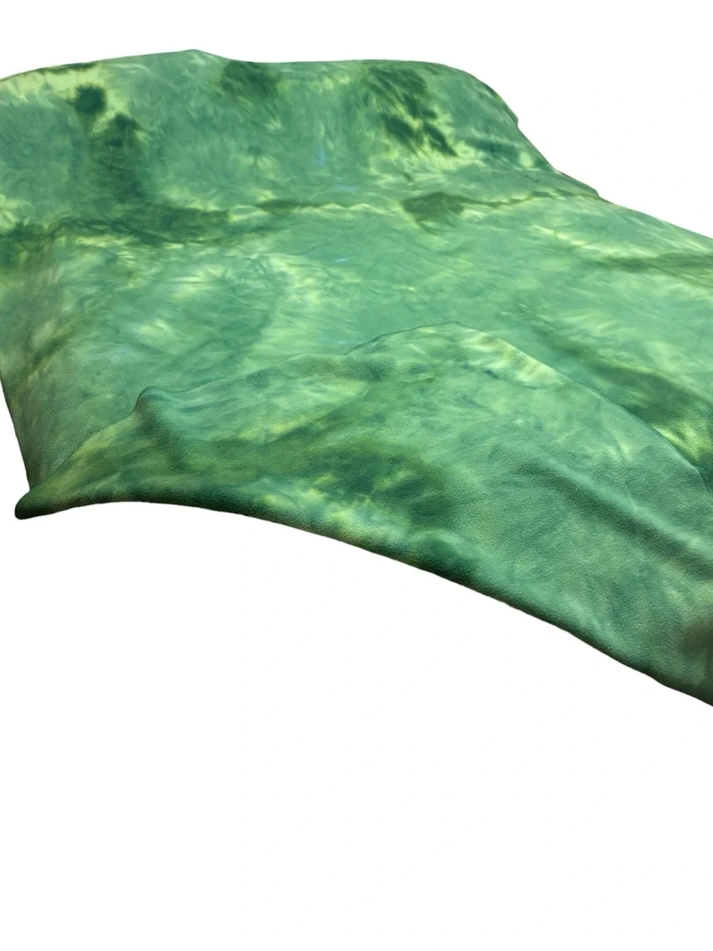 Kappa Delta Sorority Fleece Throw Blanket Queen Full Green Tie Dye Embroidered